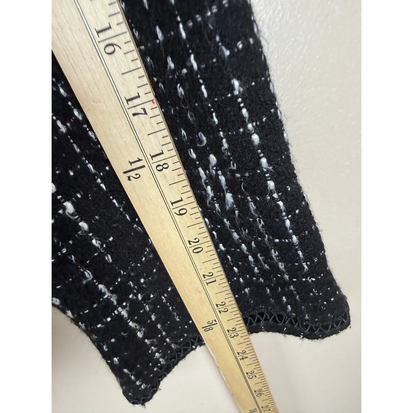 Evan-Picone Women’s Black & White Plaid Blazer Jacket Size 16 Timeless Style - Image 12