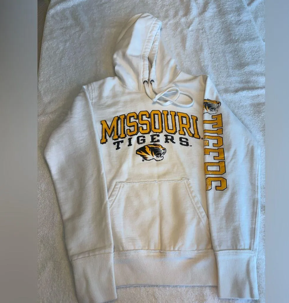 Univ of Missouri Mizzou retro designed Hoodie Wms sz Sm - Image 2