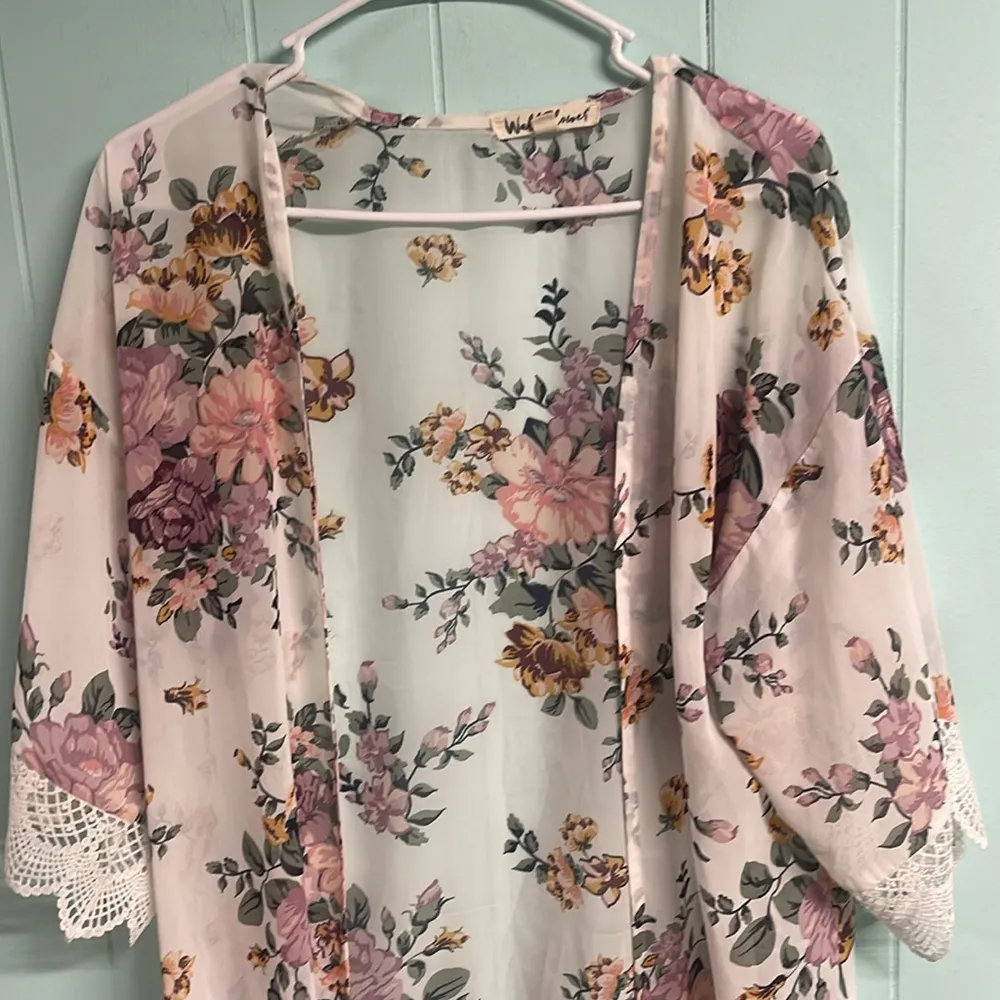 Floral cover up Green - Image 2