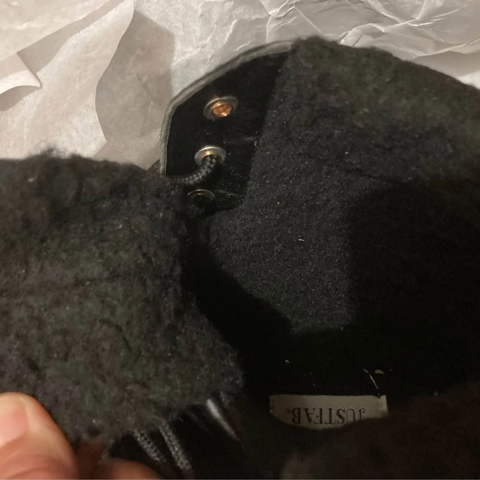 NIB Y2K  women's justfab evi duck boots - size 7.5 CHIC‎ BOHOO - Image 3