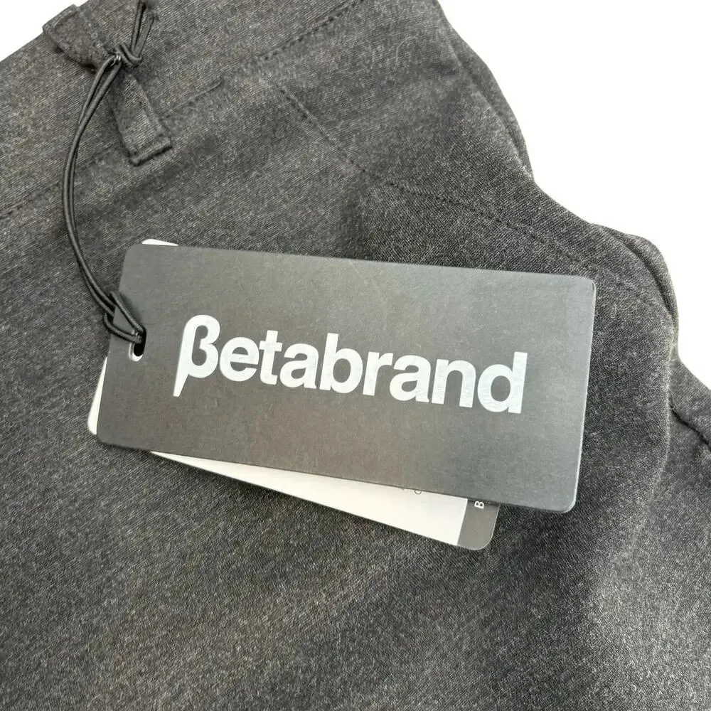 Betabrand Classic Dress Pant Yoga Pant Bootcut Charcoal‎ Gray Size Medium - Image 12