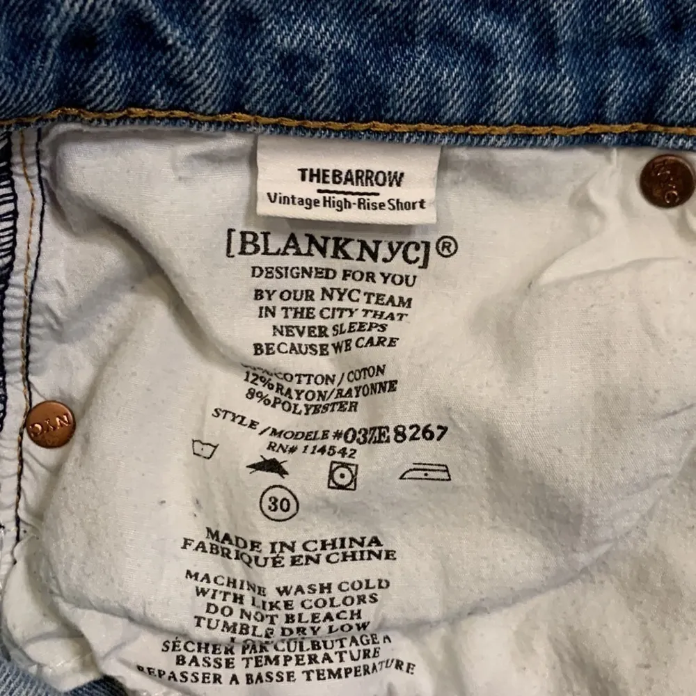 Blank NYC The Barrow high rise distressed denim shorts 30 - Image 9