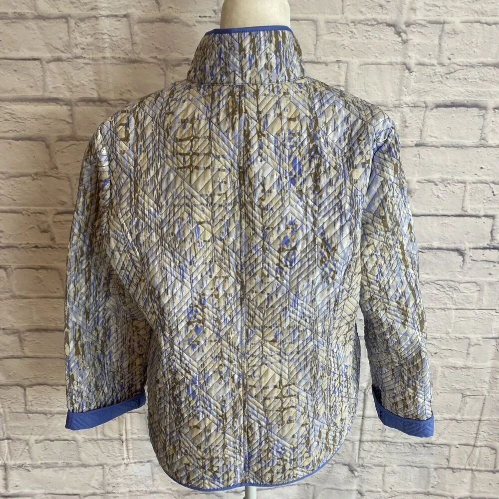 Chico’s Women’s Printed Artsy Quilted Lightweight Chic Blazer Jacket - Image 7