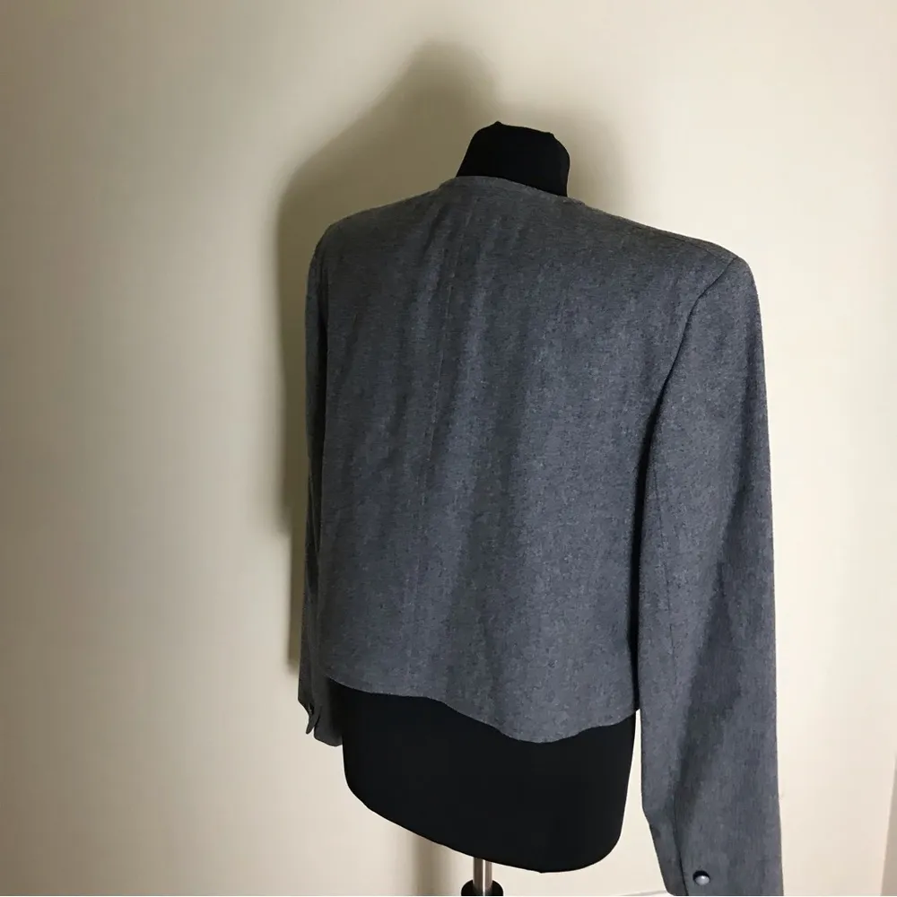 Vintage Pendleton Gray Wool Blazer - Image 4