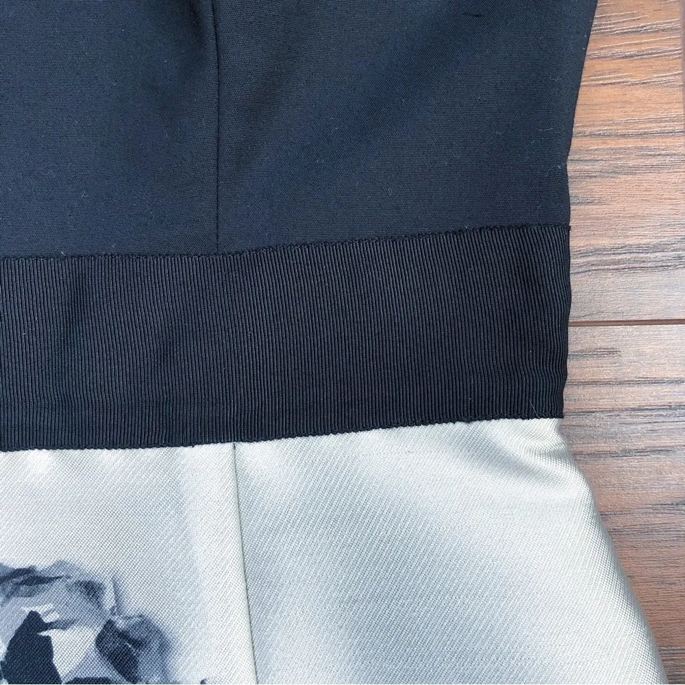 Sachin + Babi • Noir mini dress sheath cocktail black grey rose print sequin - Image 5