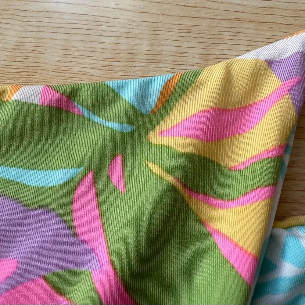 Billabong  Dreamland Reversible Side Tie Bright Colorful Bikini Bottom Small - Image 3