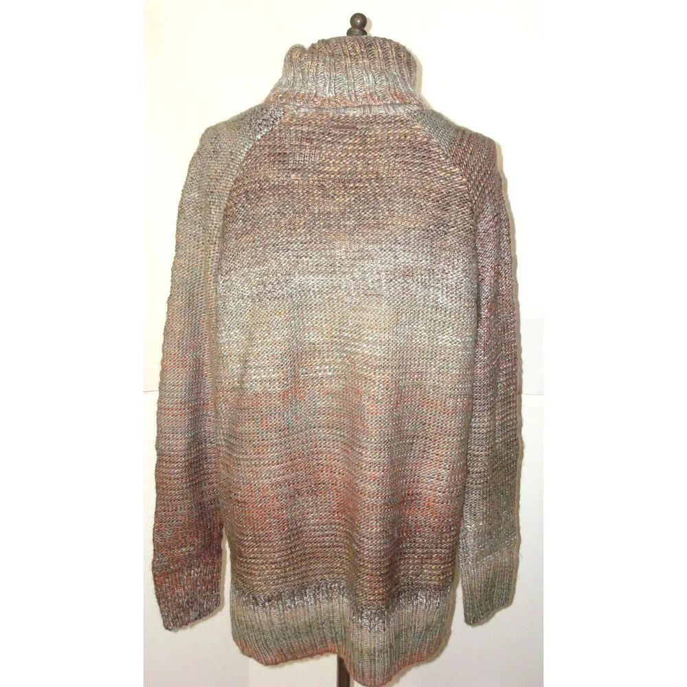 NWT New Womens Prana Sweater Autumn Rein Sweater Tunic S Kale Multi Wool Blend - Image 3