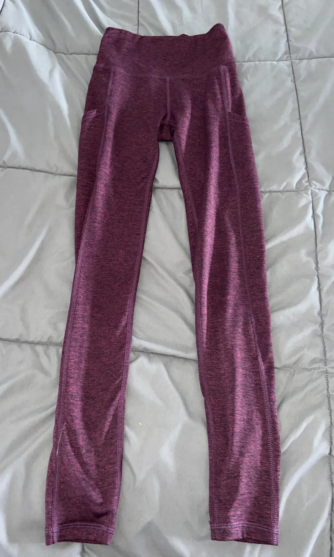 Aerie Maroon Leggings - Image 3