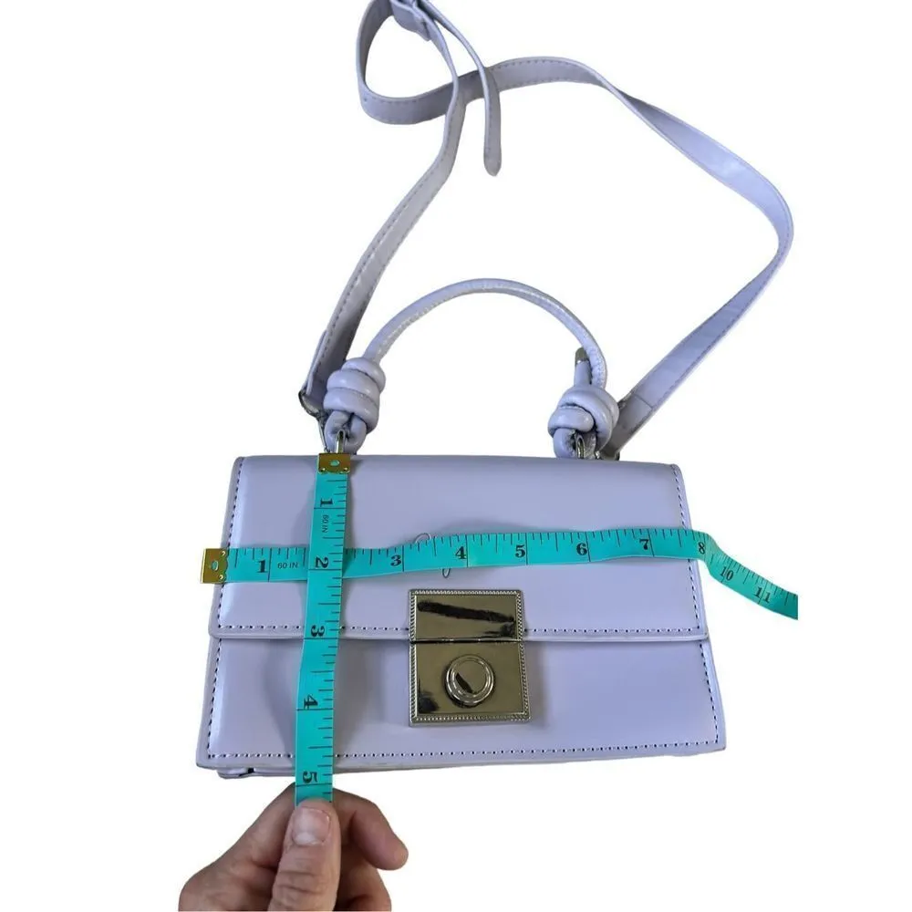 Shydiva purple violet single flap top handle crossbody purse handbag - Image 8