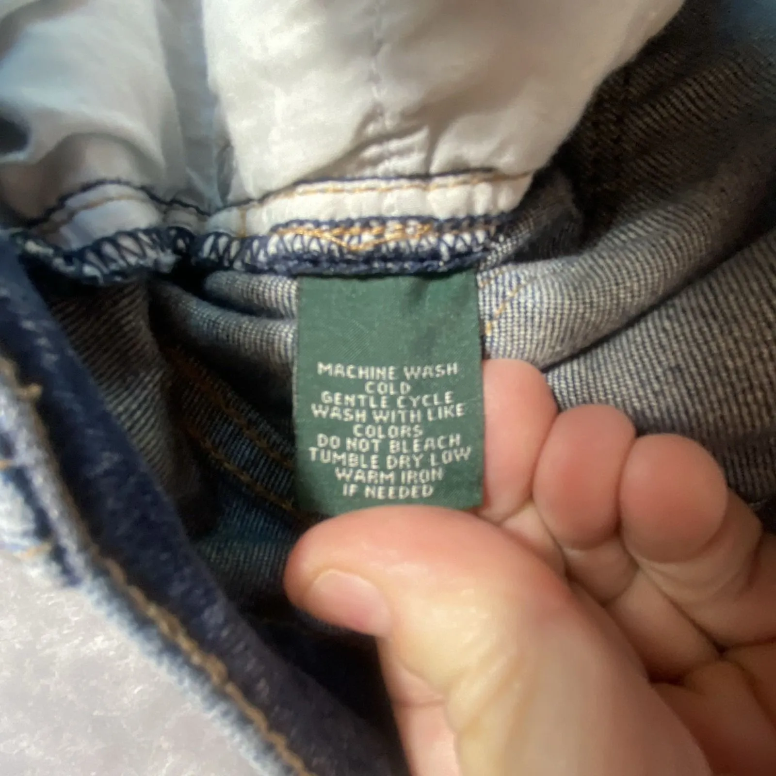 LRL Ralph Lauren Jeans Womens Size 16 36" Waist Blue‎ Mid Rise Boot Cut Denim - Image 12