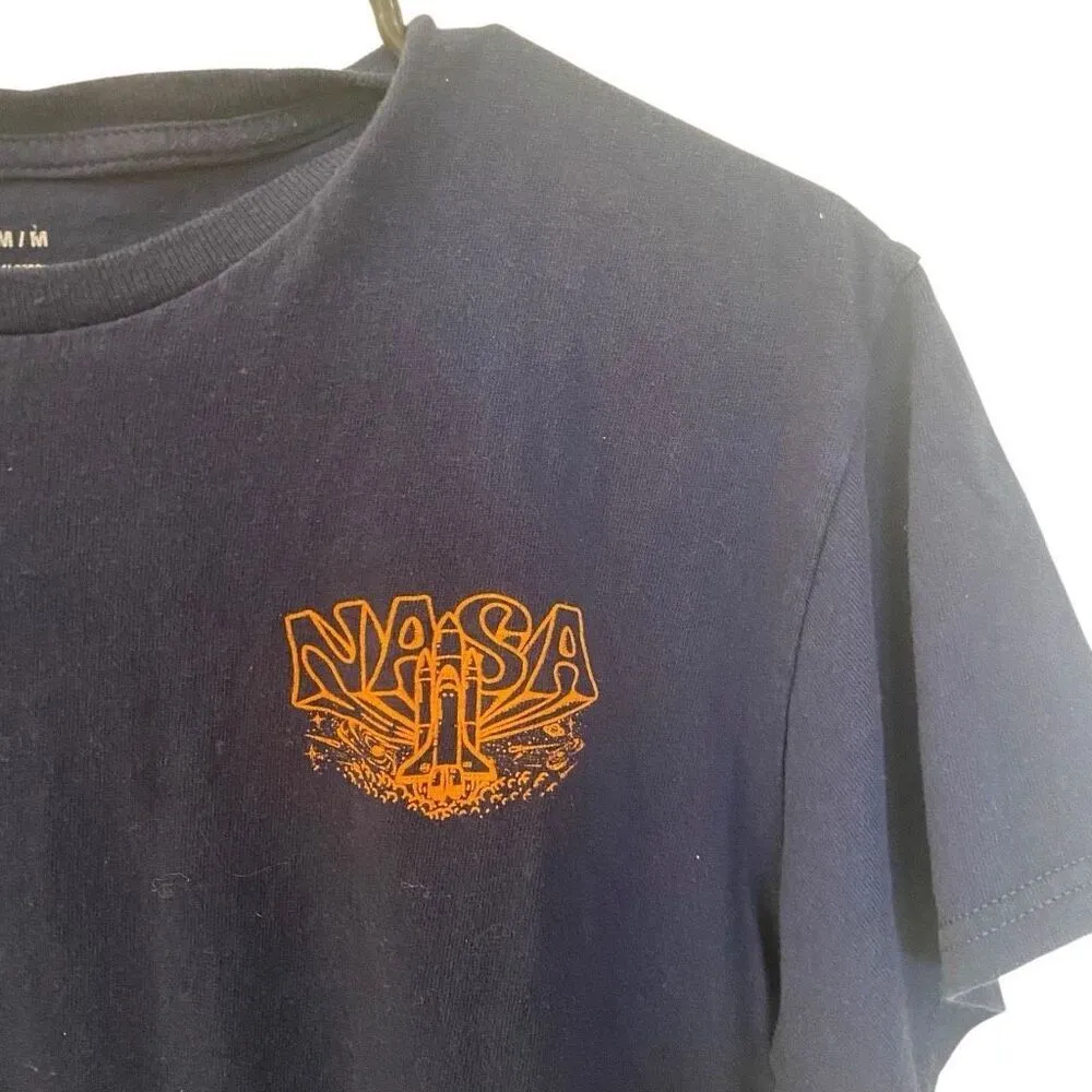 NASA short sleeve graphic exploring new worlds medium orange - Image 2