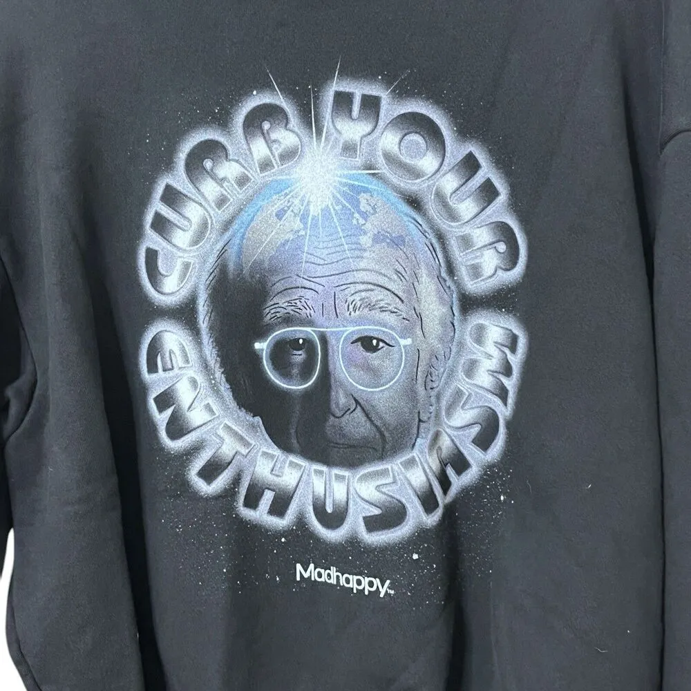 Madhappy Graphic Sweatshirt Unisex Size Small Curb Your Enthusiasm Larry David - Image 4