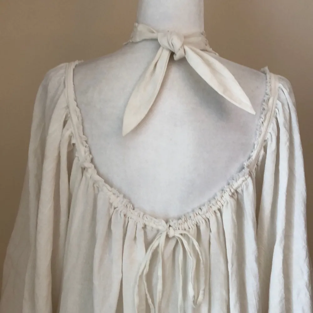 Free People Giving Us Sass Tunic Ivory - Image 9