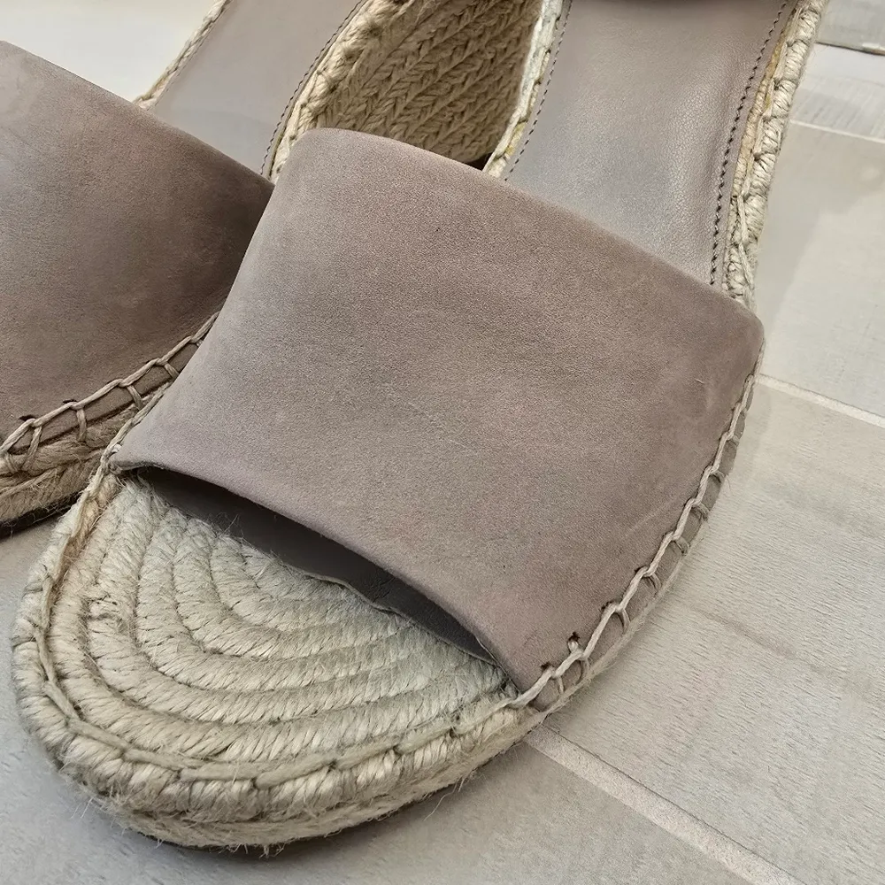 {9M} Vince Camuto Leera Espadrille Wedge Sandal Women's in Dusty Mink - Image 3