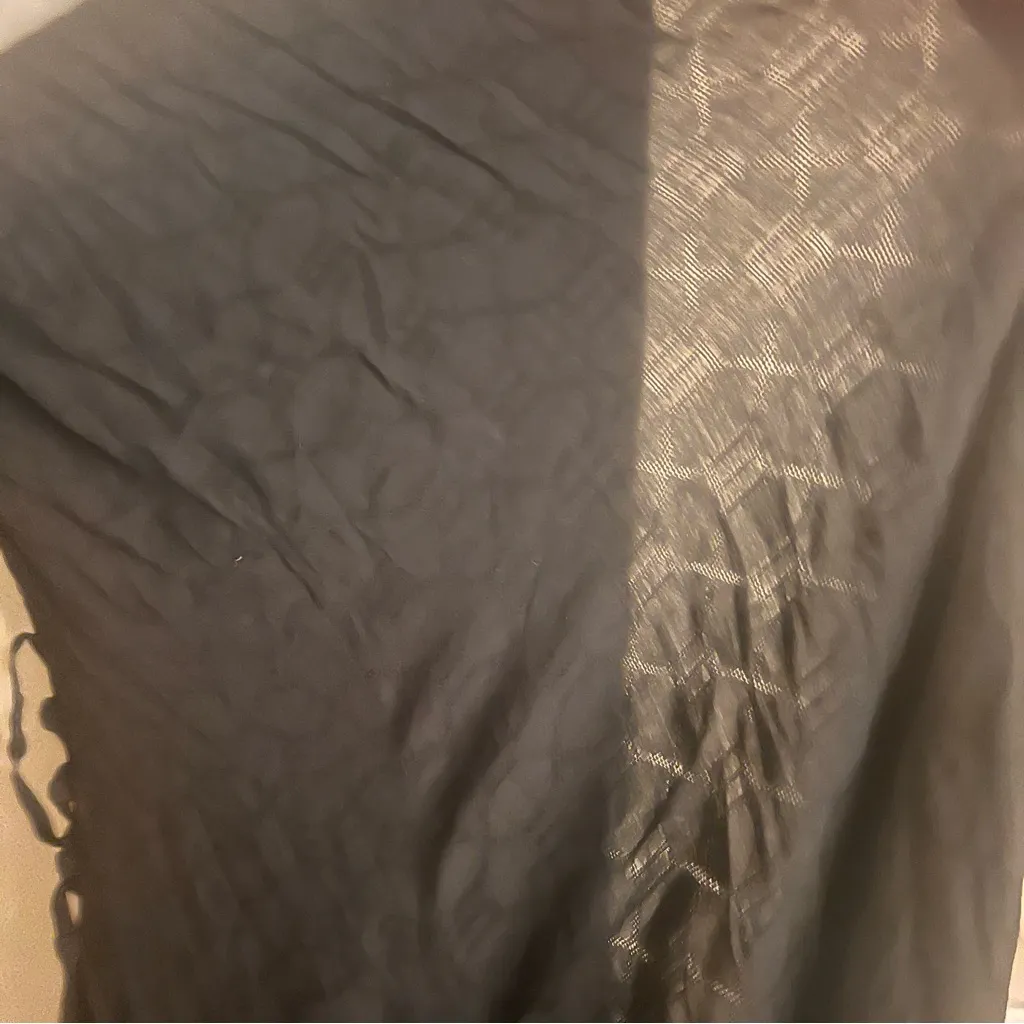 SAVAGE x FENTY woven Jacquard Robe‎ Black - Image 4