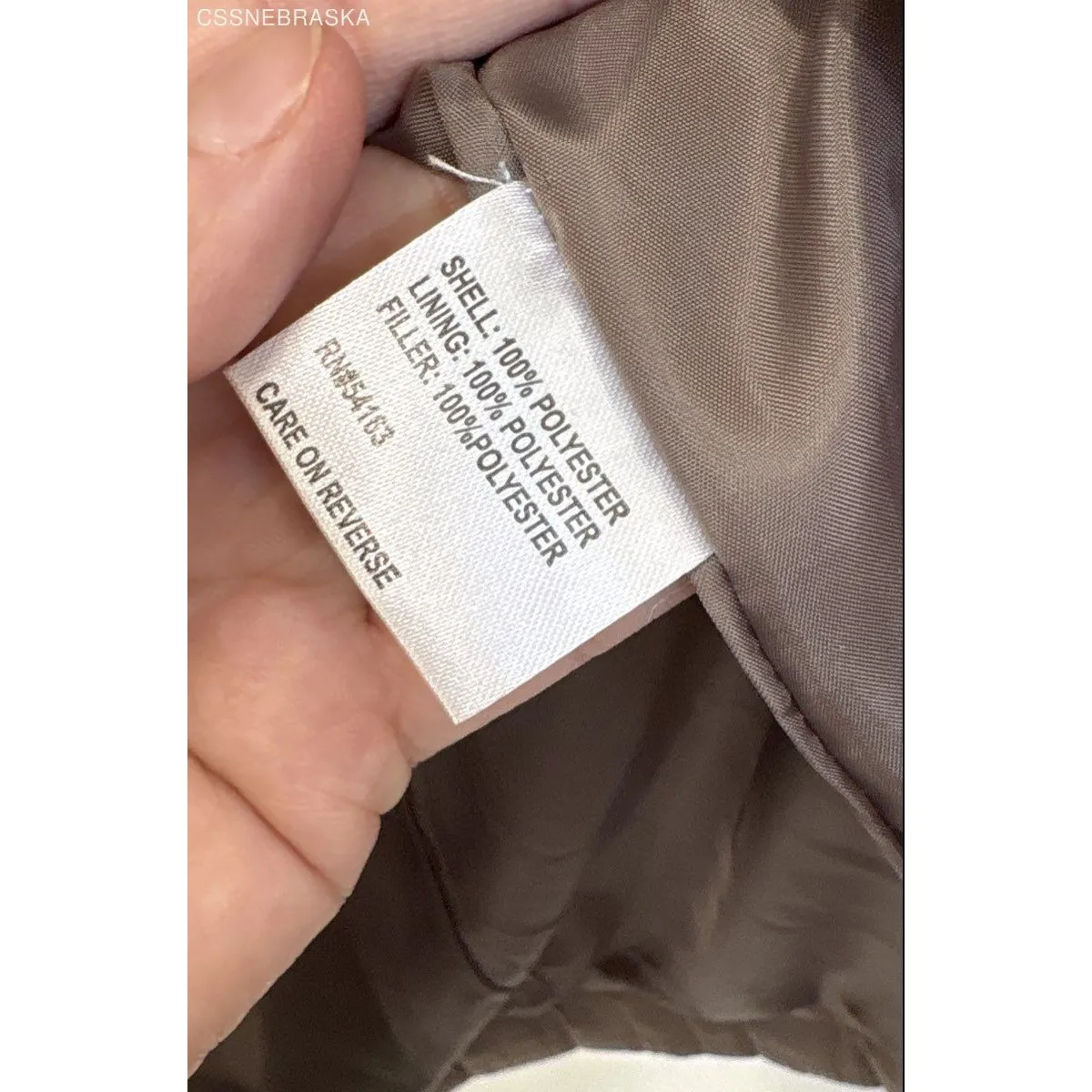 Calvin Klein Brown Women's Black Quilted Puffer Jacket Coat - Looks like L/XL - Image 7