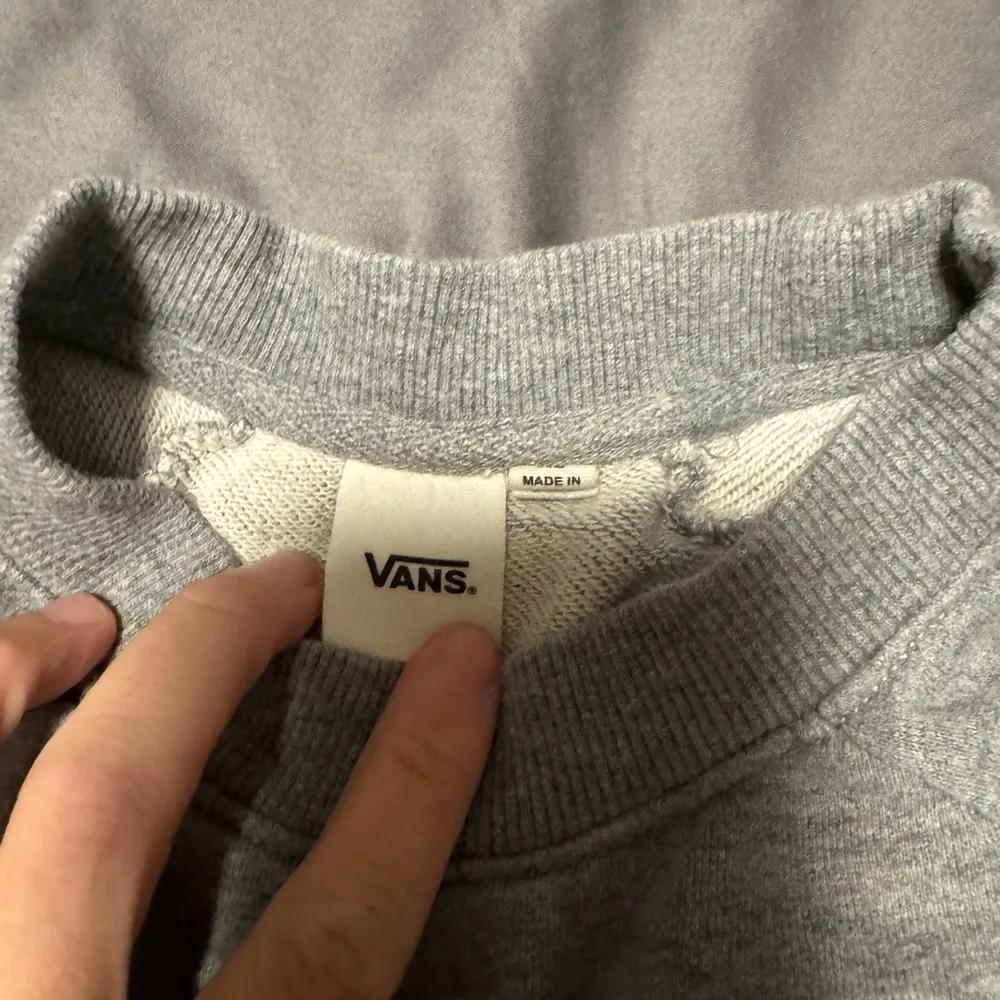 Vans Gray Crewneck Sweatshirt - Image 3