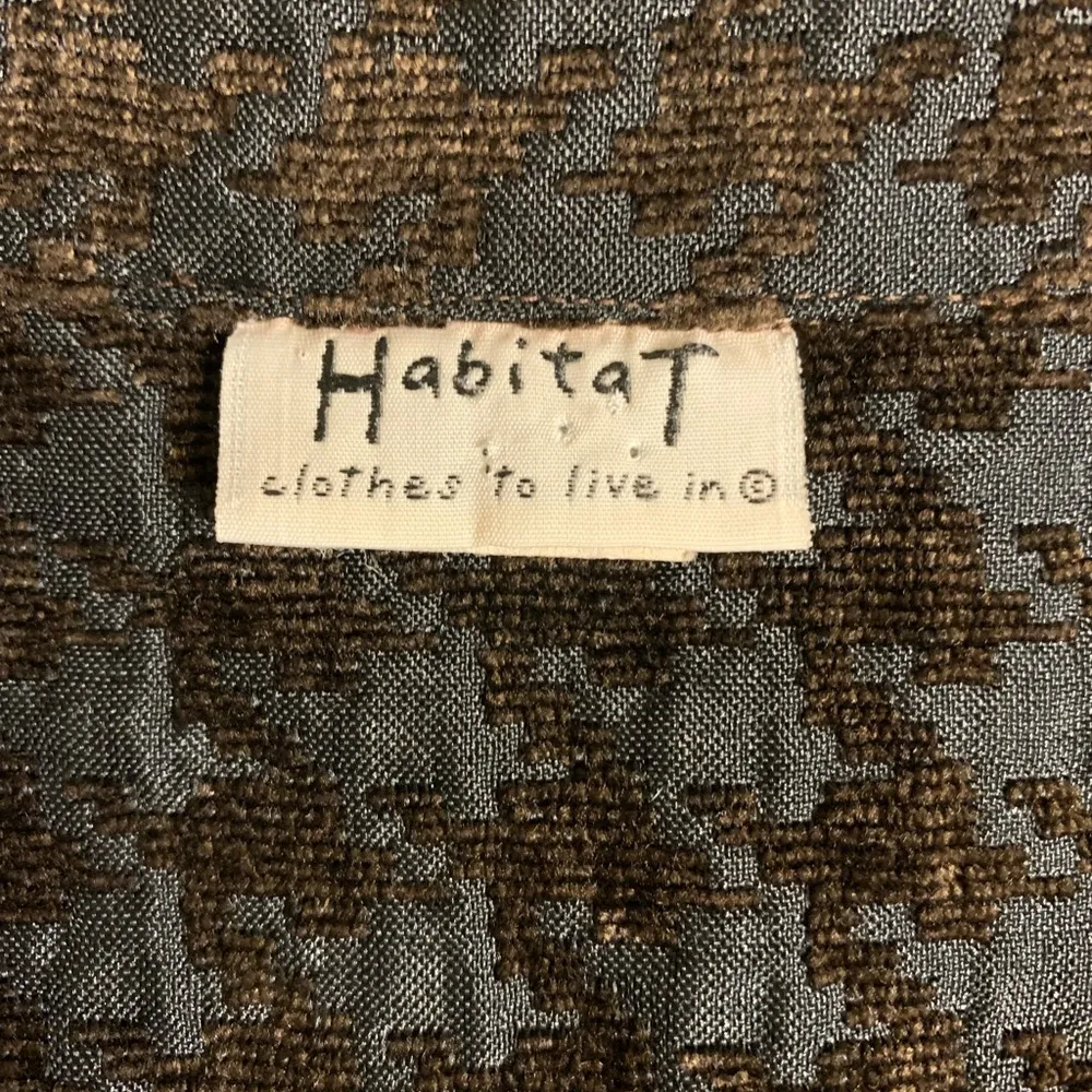 Habitat Jacket‎ Womens Small Textured Artsy Buttons Collar Lagenlook Made in USA - Image 2