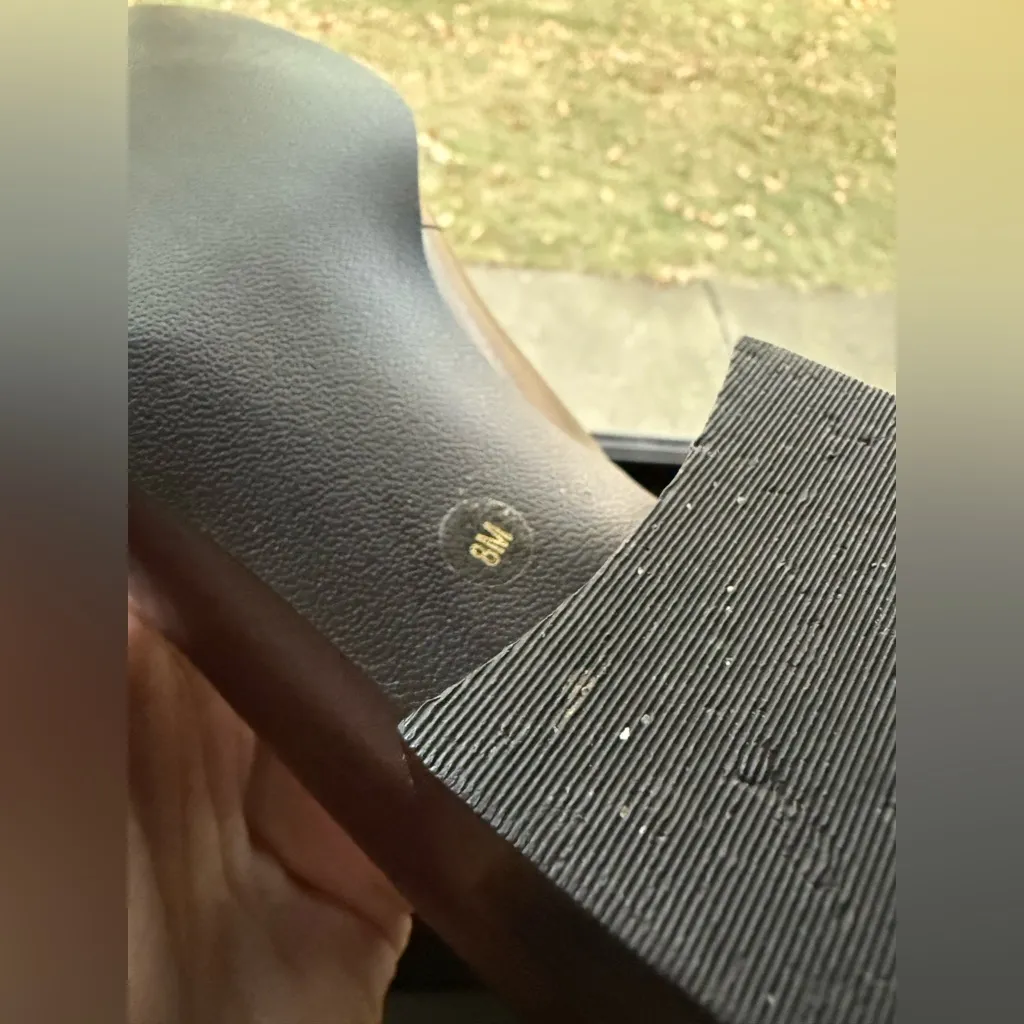 Vintage 90s Nine West brown leather loafers, size 8M - Image 6