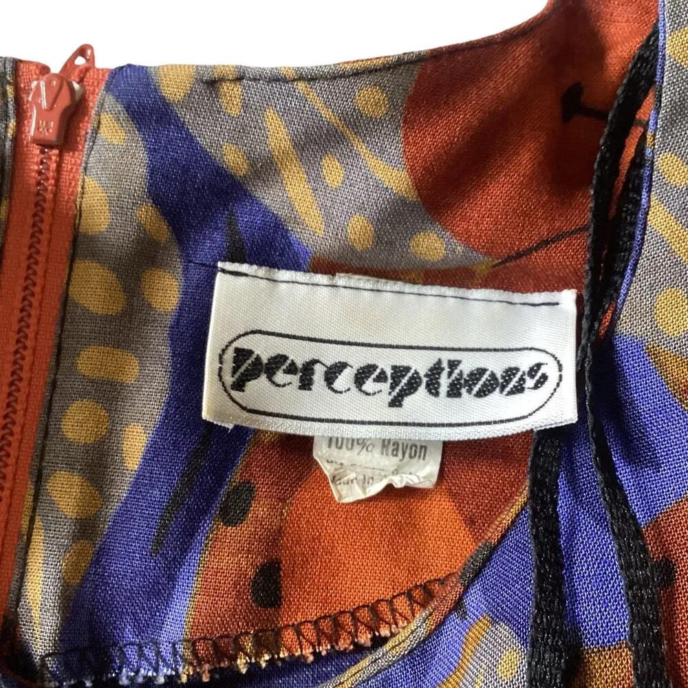 Perceptions Faux Wrap Dress - Image 5