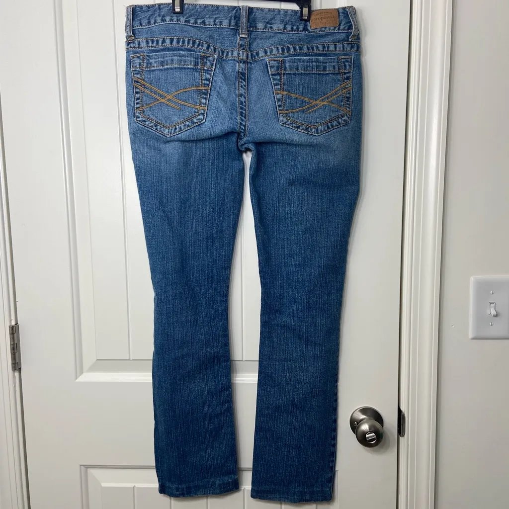 EUC Vintage Aeropostale women’s medium/light wash denim bayla skinny jeans‎ 9/10 - Image 5