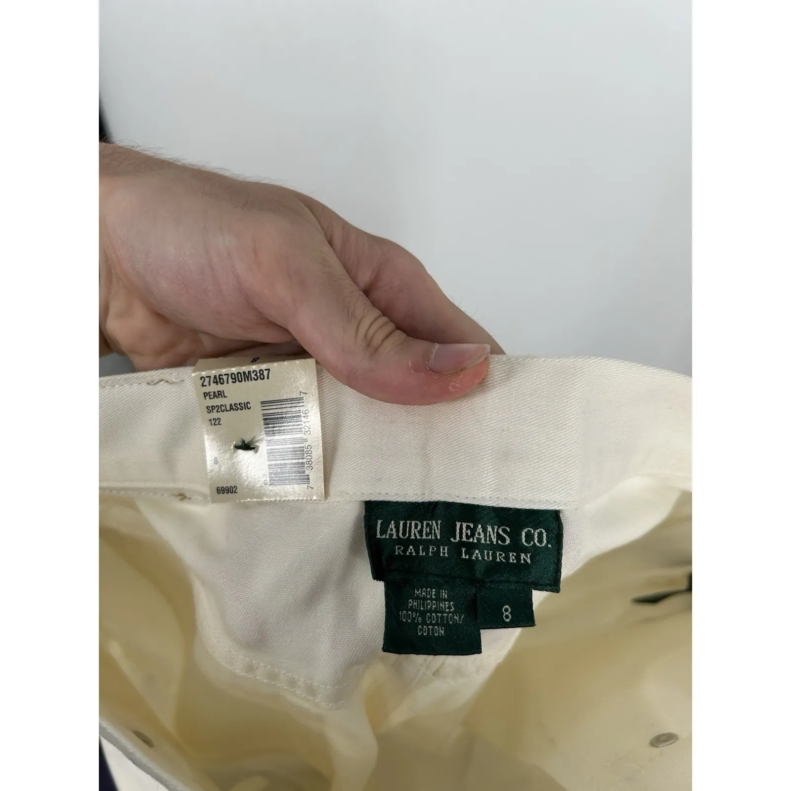 Polo Lauren‎ Jeans Co Ralph Lauren Capri Pants Capris Jeans Denim Cropped Size 8 - Image 4