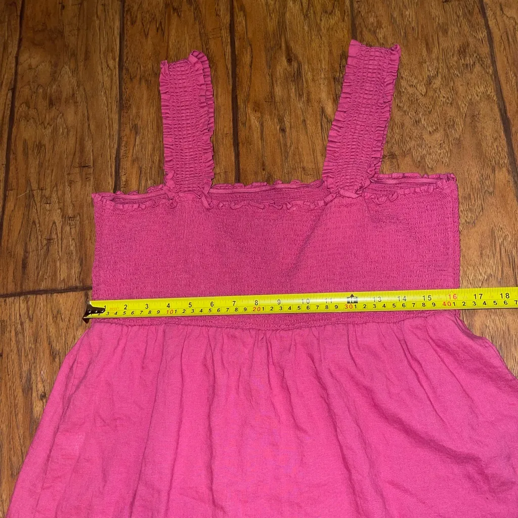 Market & Spruce Pink Ruffle Trim Tank Top NWT woman’s XL - Image 8