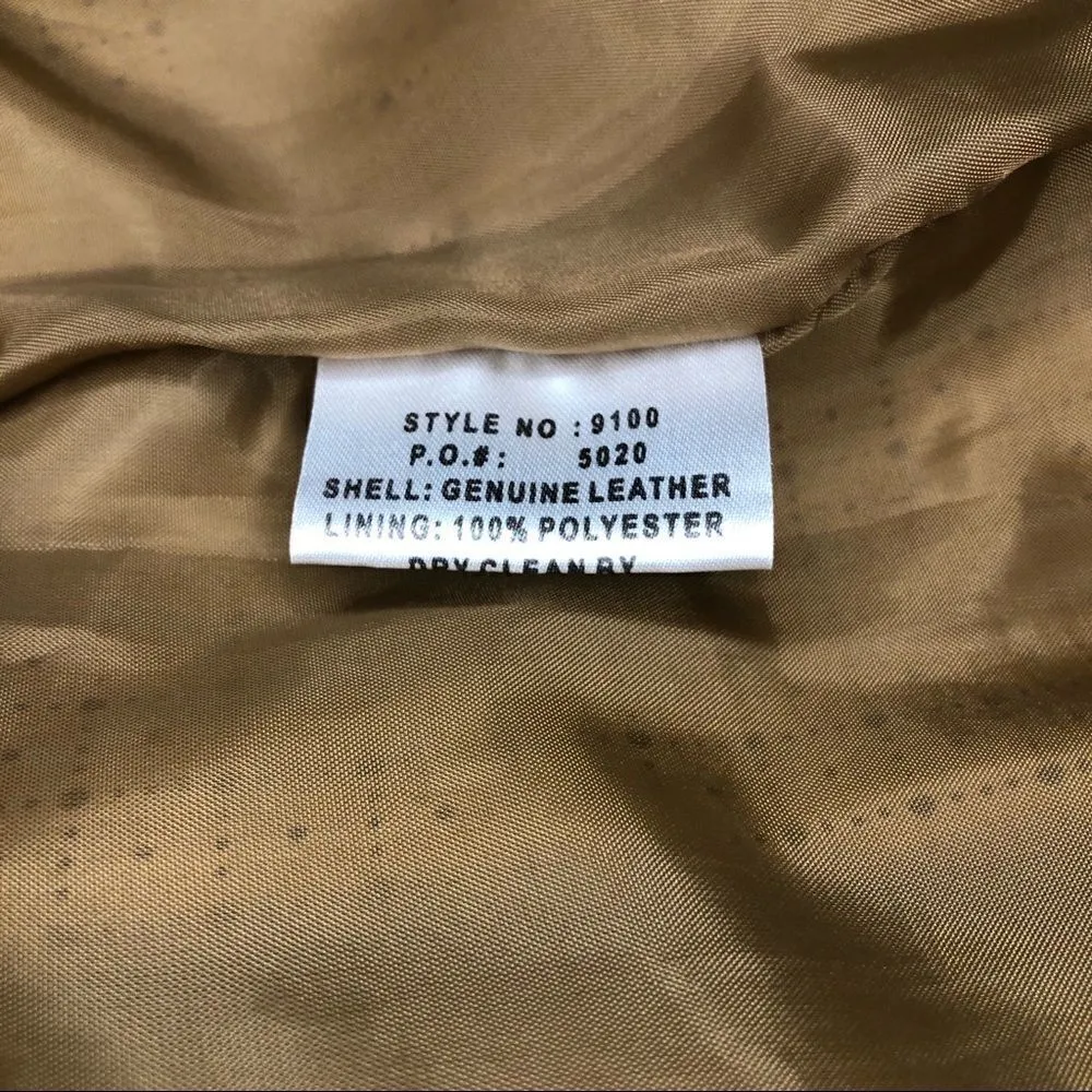 Lillie Rubin tan eyelet skirt sz 6 Tan - Image 4