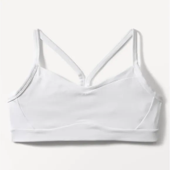 Athleta White Vital Racerback Padded Sports Bra XS - Image 2