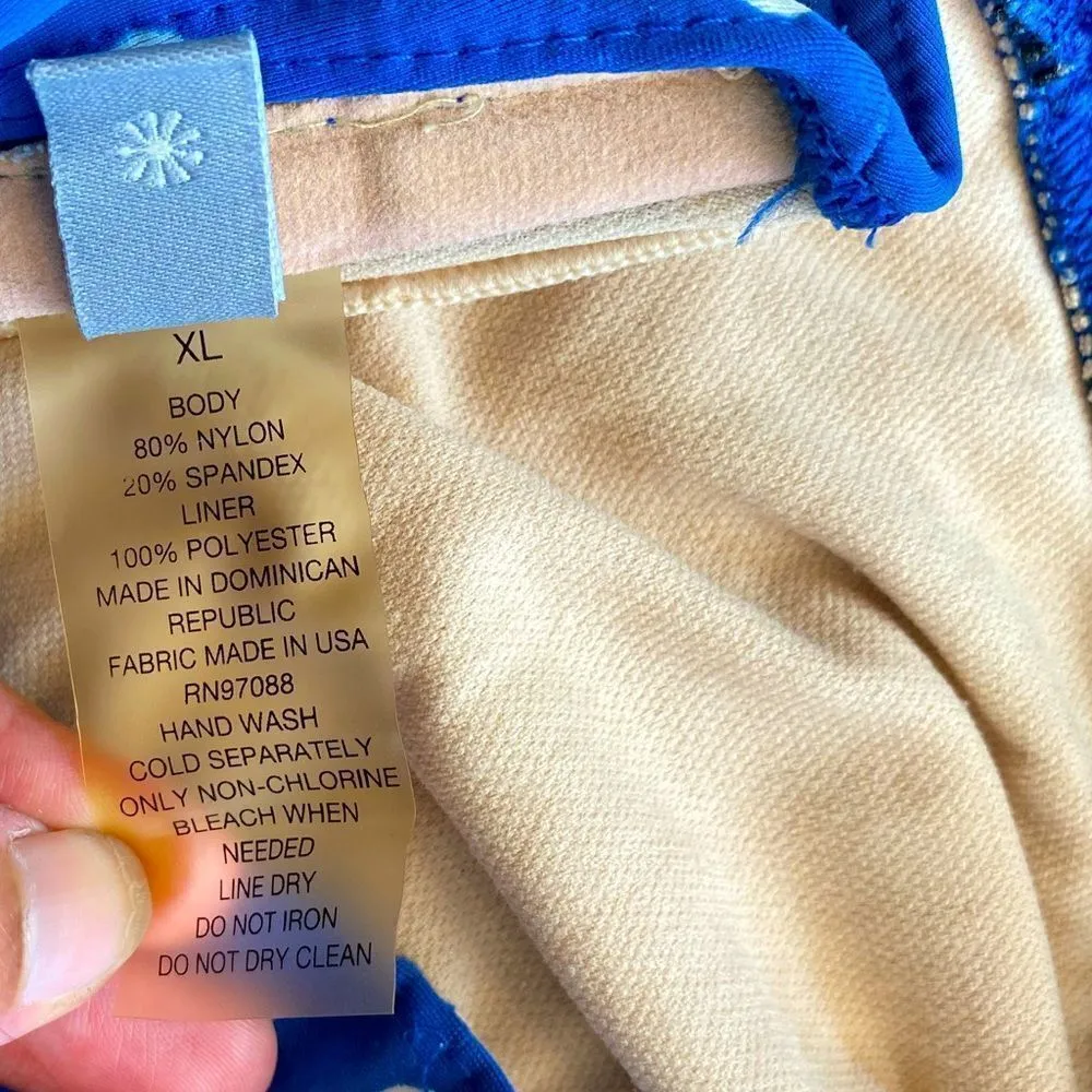 dELIA*S Blue Polka Dot Ruched Halter Tankini Blue Size undefined - Image 7