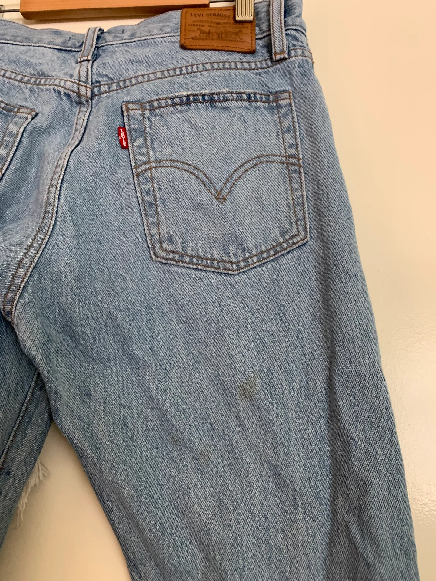 Levi’s Distressed High Waisted Wedgie  - Image 6