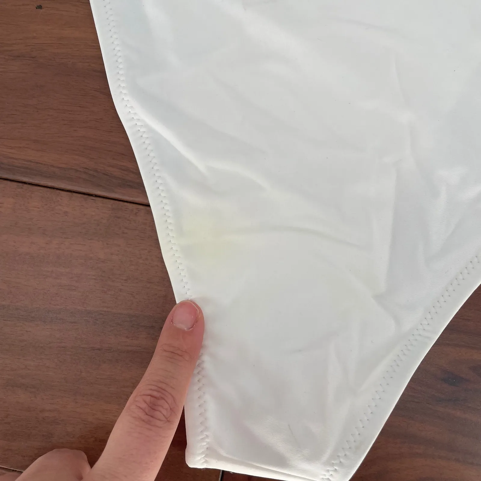 Lulus White High Waisted Bikini Bottoms Size L Style L13bottom - Image 7