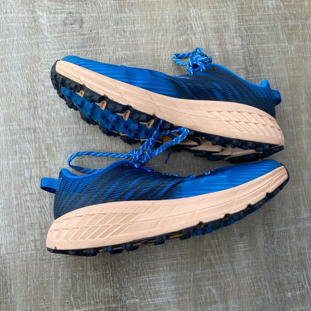 HOKA ONE ONE Speedgoat 4 Sneaker Women's 9.5 Running Shoes Blue - Image 7