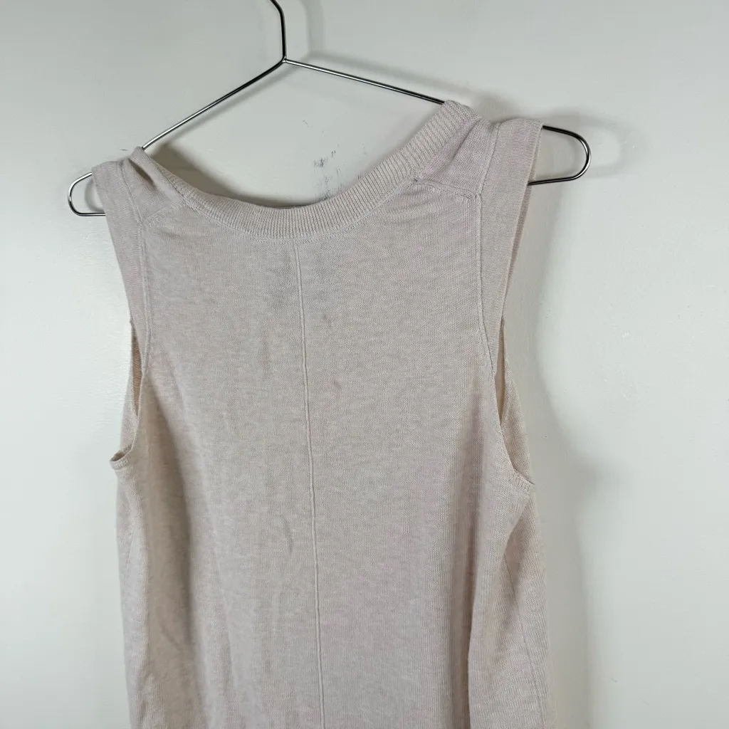 Brochu Walker Layered Linen Blend Sleeveless Top - Image 6