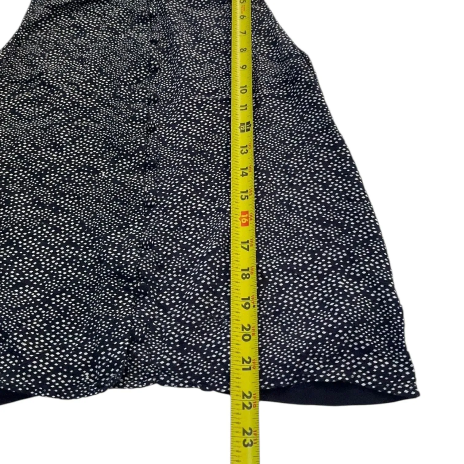 #9 A New Day Blue Sleeveless Front Button Blouse Women's Top Size XS - Image 7