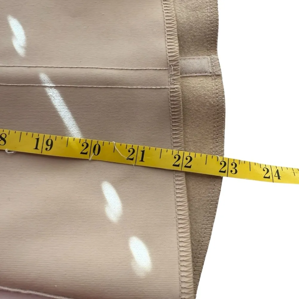 Squeem‎ Magical Lingerie Open Bust Miracle Vest Shapewear Rubber Cotton 2XL 26MV Tan Size 2X - Image 10