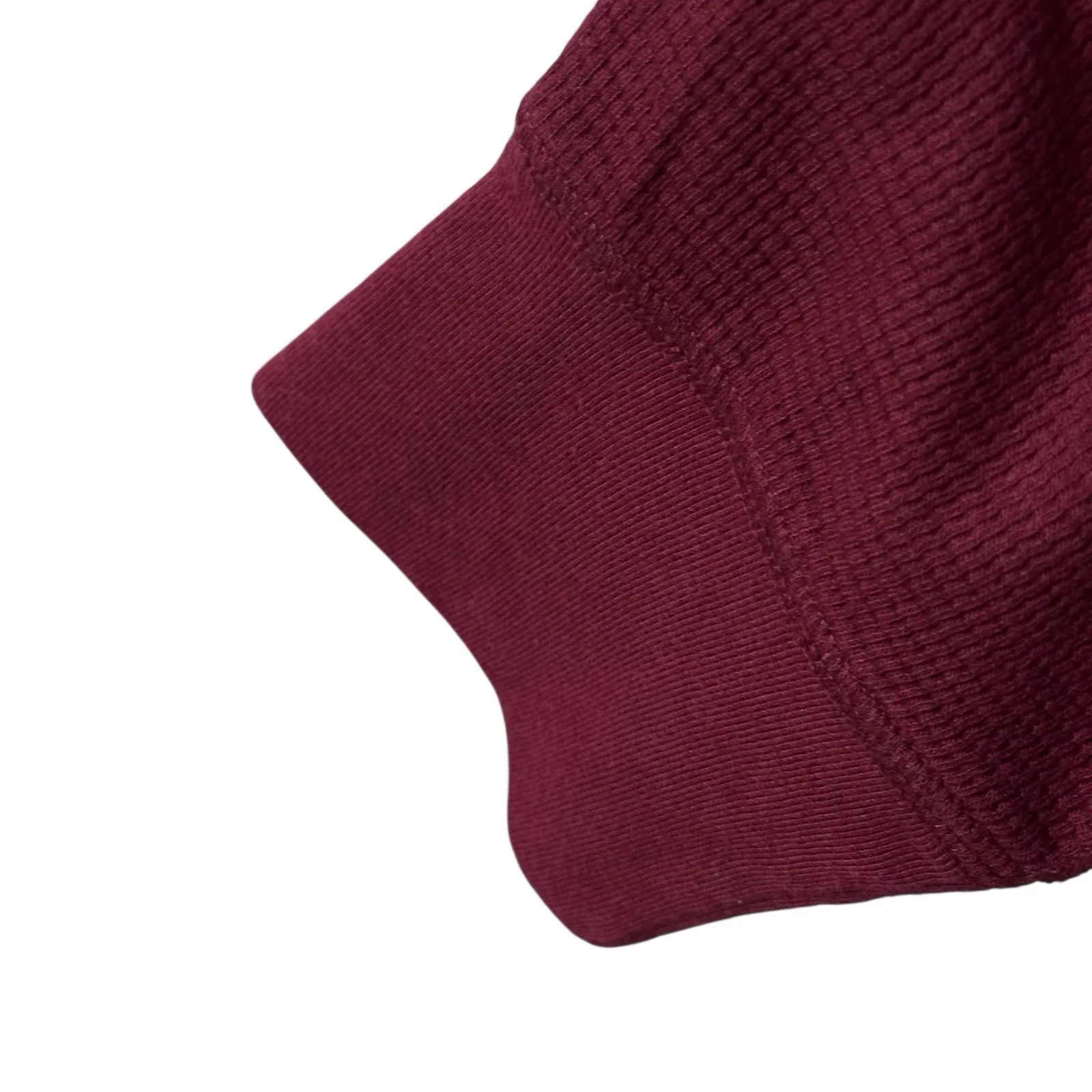 Polo Ralph Lauren Sleep Pajama Shirt Mens Large Burgundy Thermal‎ Long Sleeve - Image 2