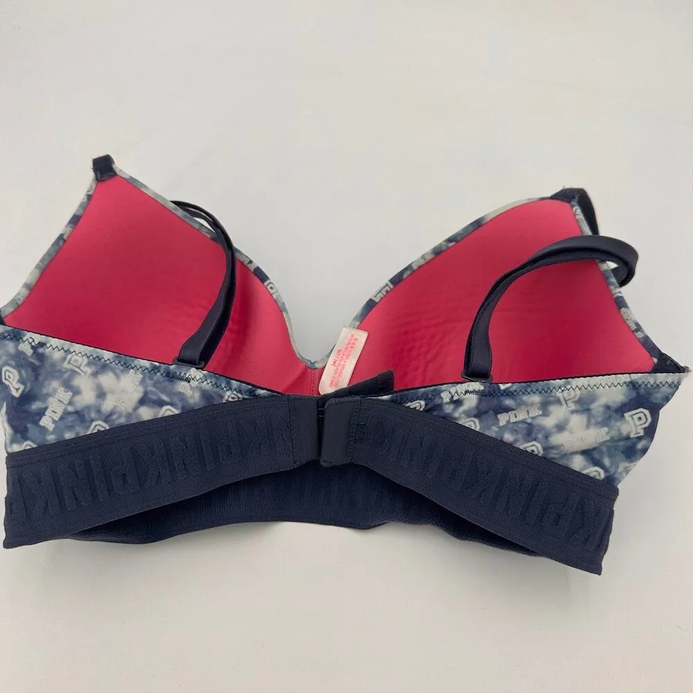 Victoria’s Secret Pink Wear Everywhere Wireless Lightly Lined Tie Dye Bra 34C - Image 4