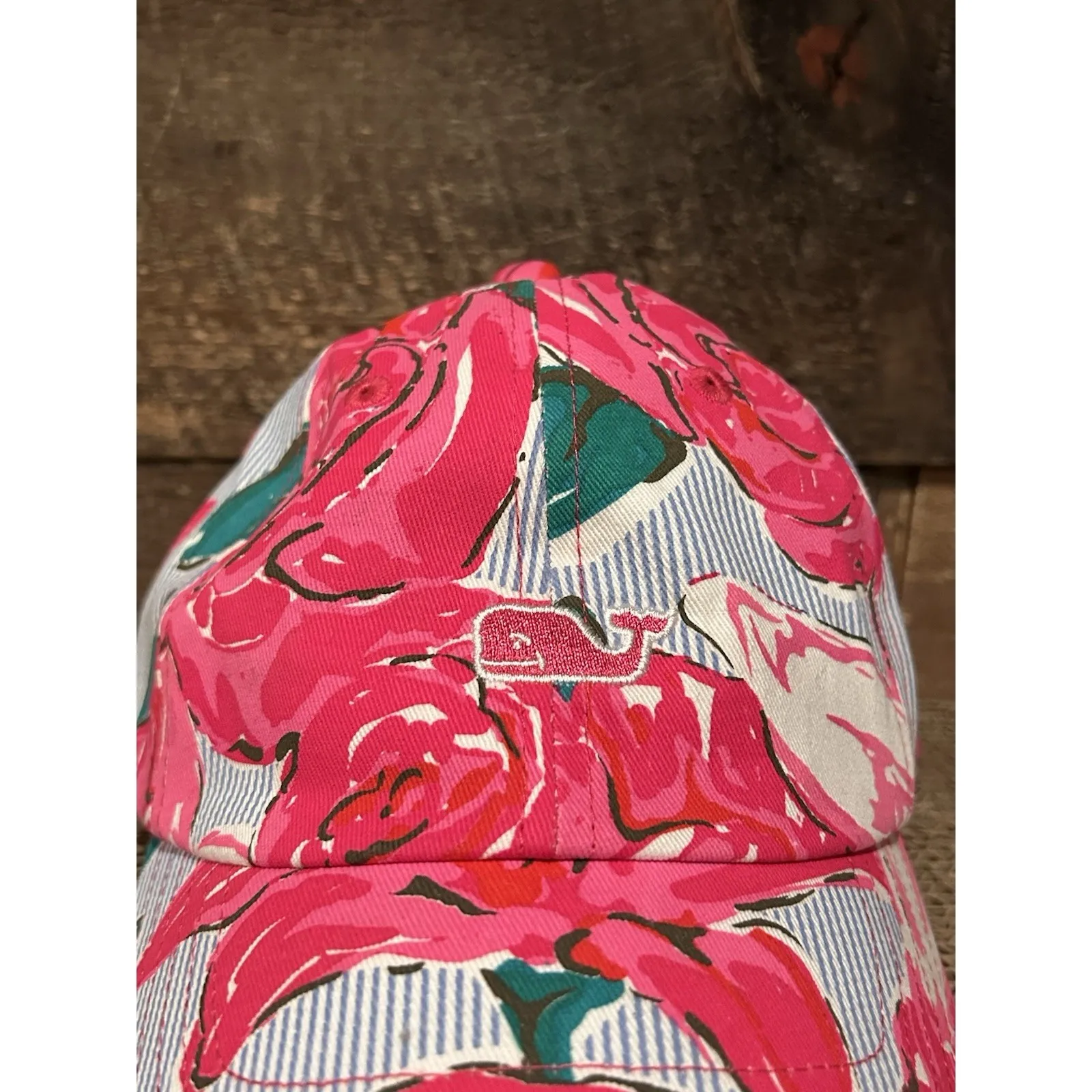 Vineyard‎ Vines Kentucky Derby Rose Hat EUC - Image 2