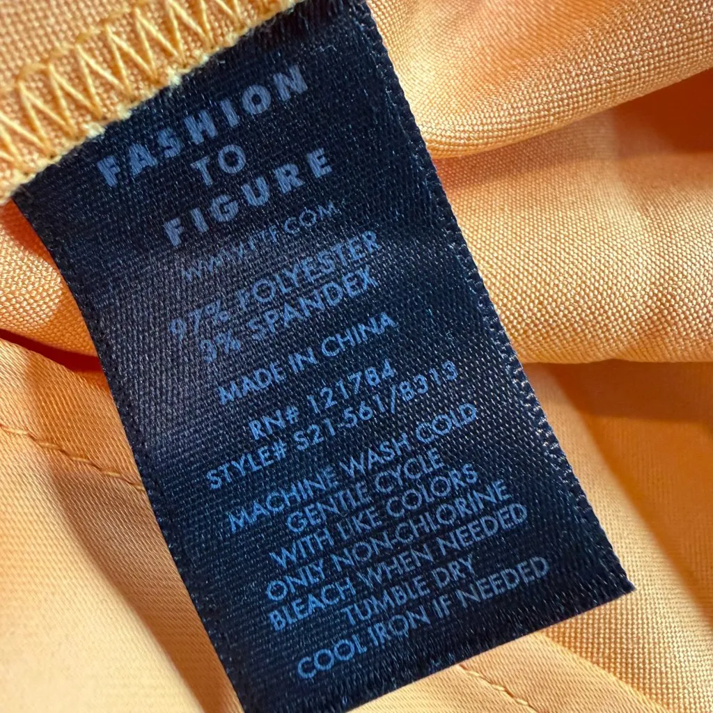 FTFLab Fashion to Figure Cut Out Side Maxi Dress Satin Size 1X Women's NWT - Image 13