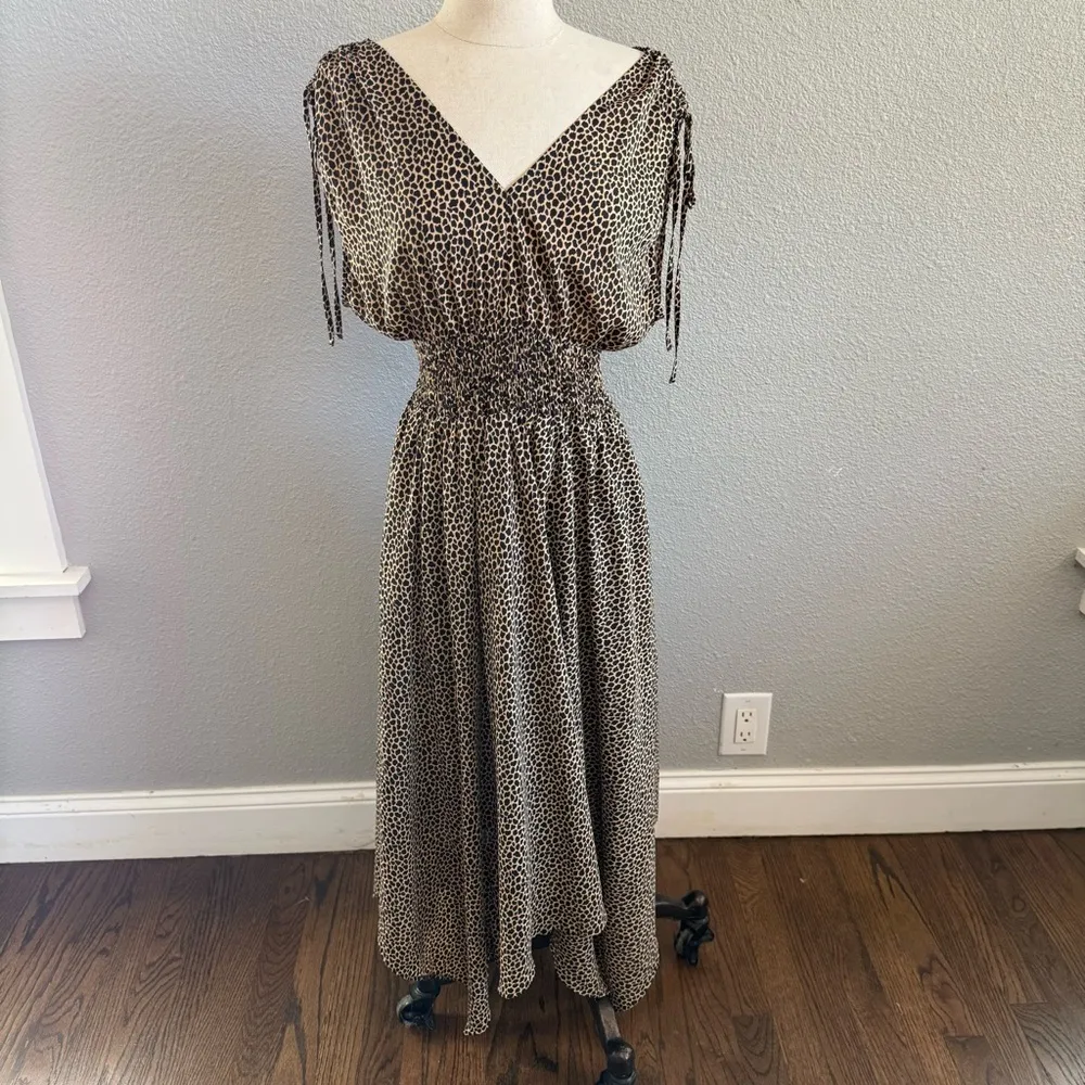 Banana Republic Giraffe Print Midi Dress Size 12 EUC‎ - Image 6