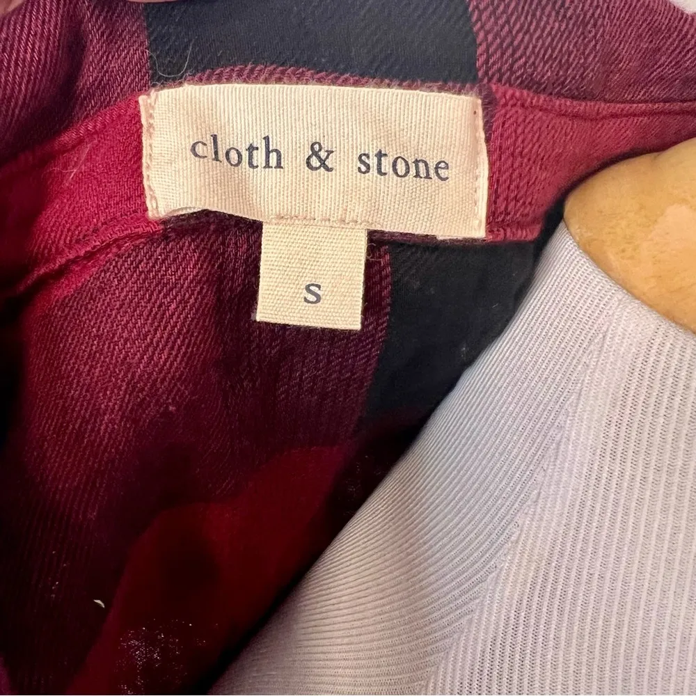 Cloth & Stone  Flannel Raw Hem - Image 5