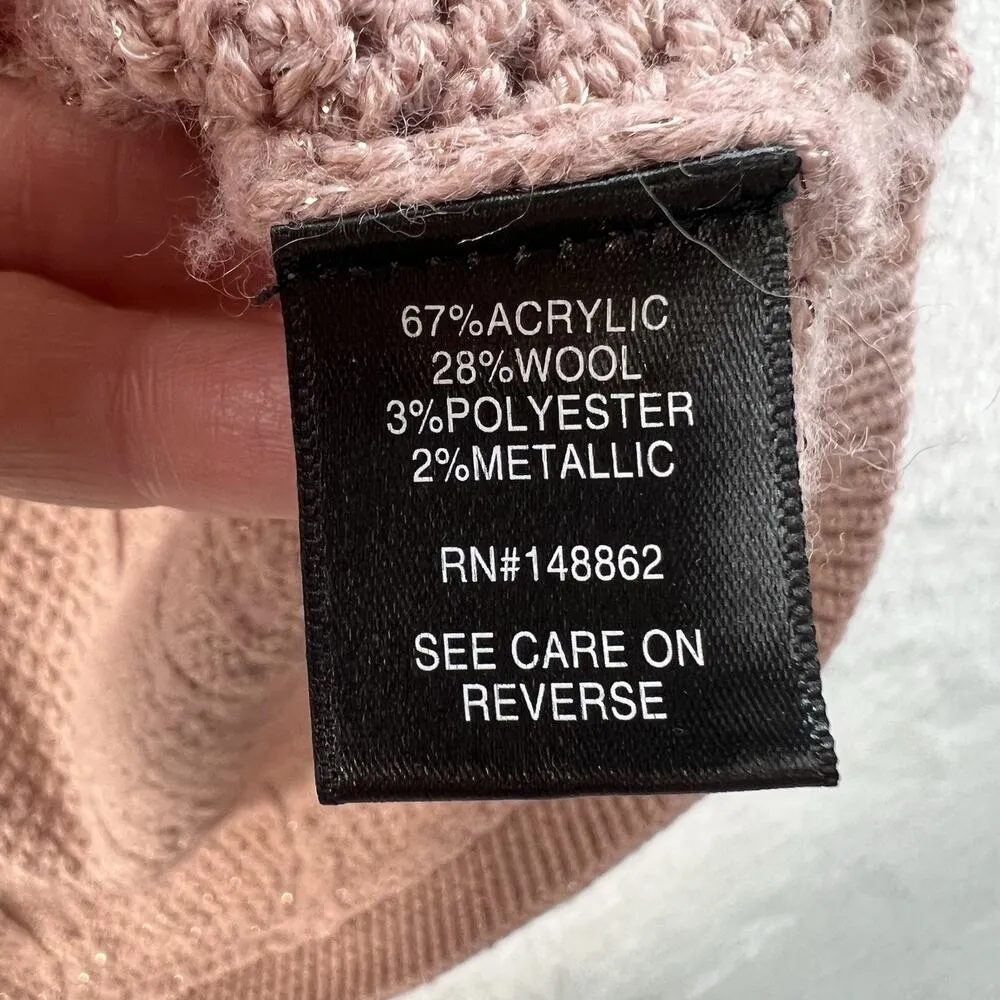 Torrid Plus 2 2X Metallic Shine Sweater Pullover Mixed Knit Wool Blend Women’s - Image 7