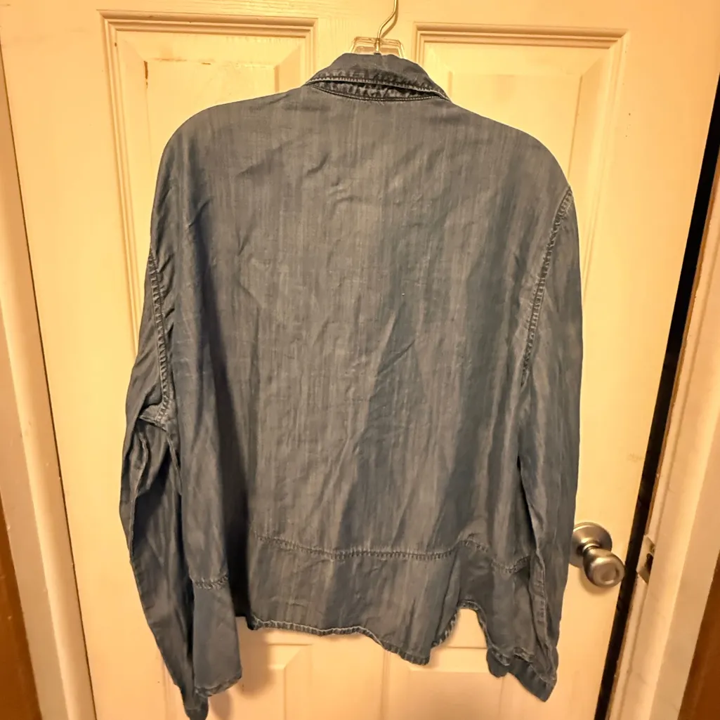 Rock & Roll Cowgirl Floral Embroidered Shirt - Image 3