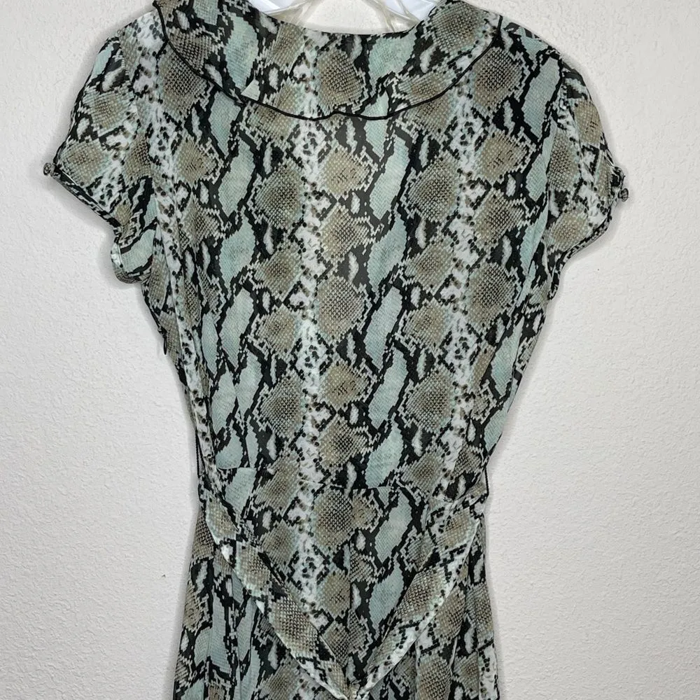 Dressbarn Snake Print‎ Dress - Image 6