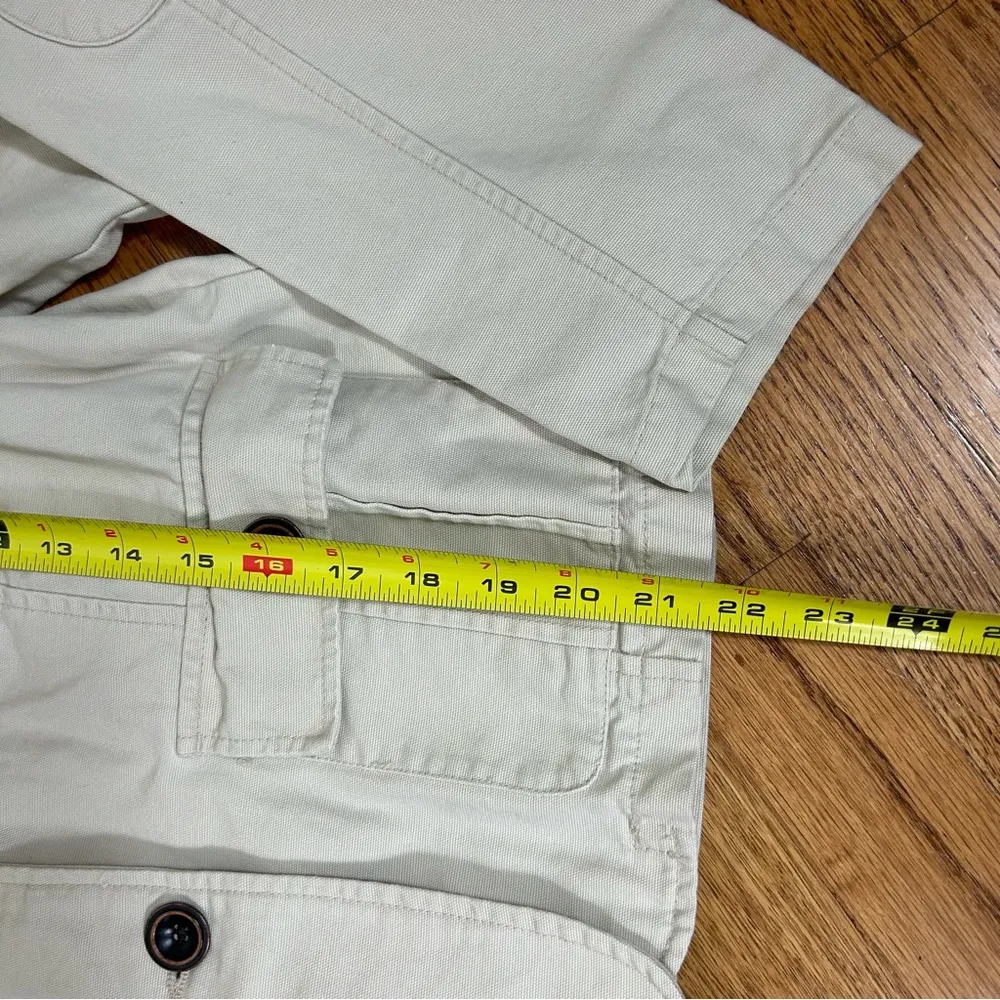 Y2K Star Jeans | Khaki Utility Jacket Tan Size XL - Image 14