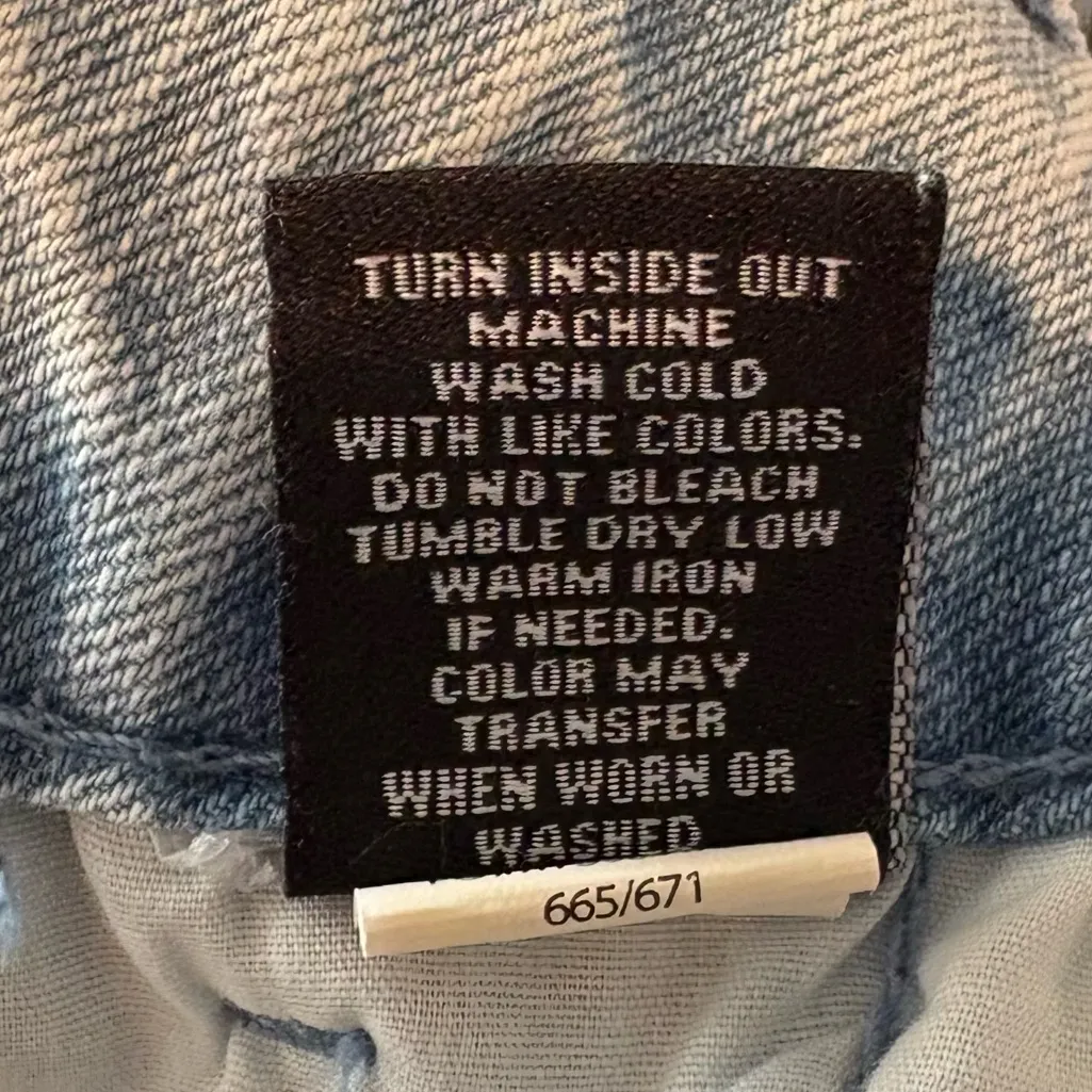 Hot Topic Denim‎ Cargo Joggers Size 11 - Image 8