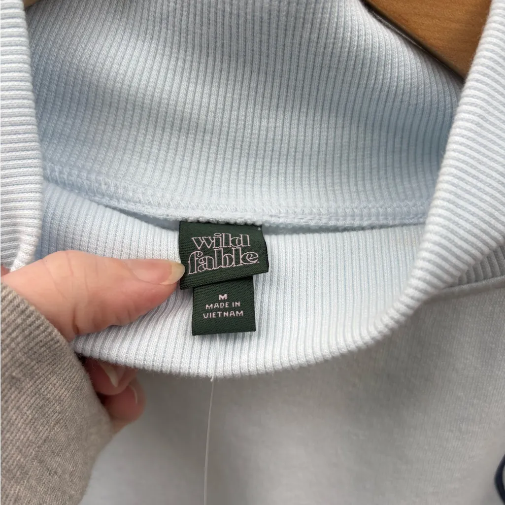 Wild Fable Light Blue Turtleneck Blouse - Image 4