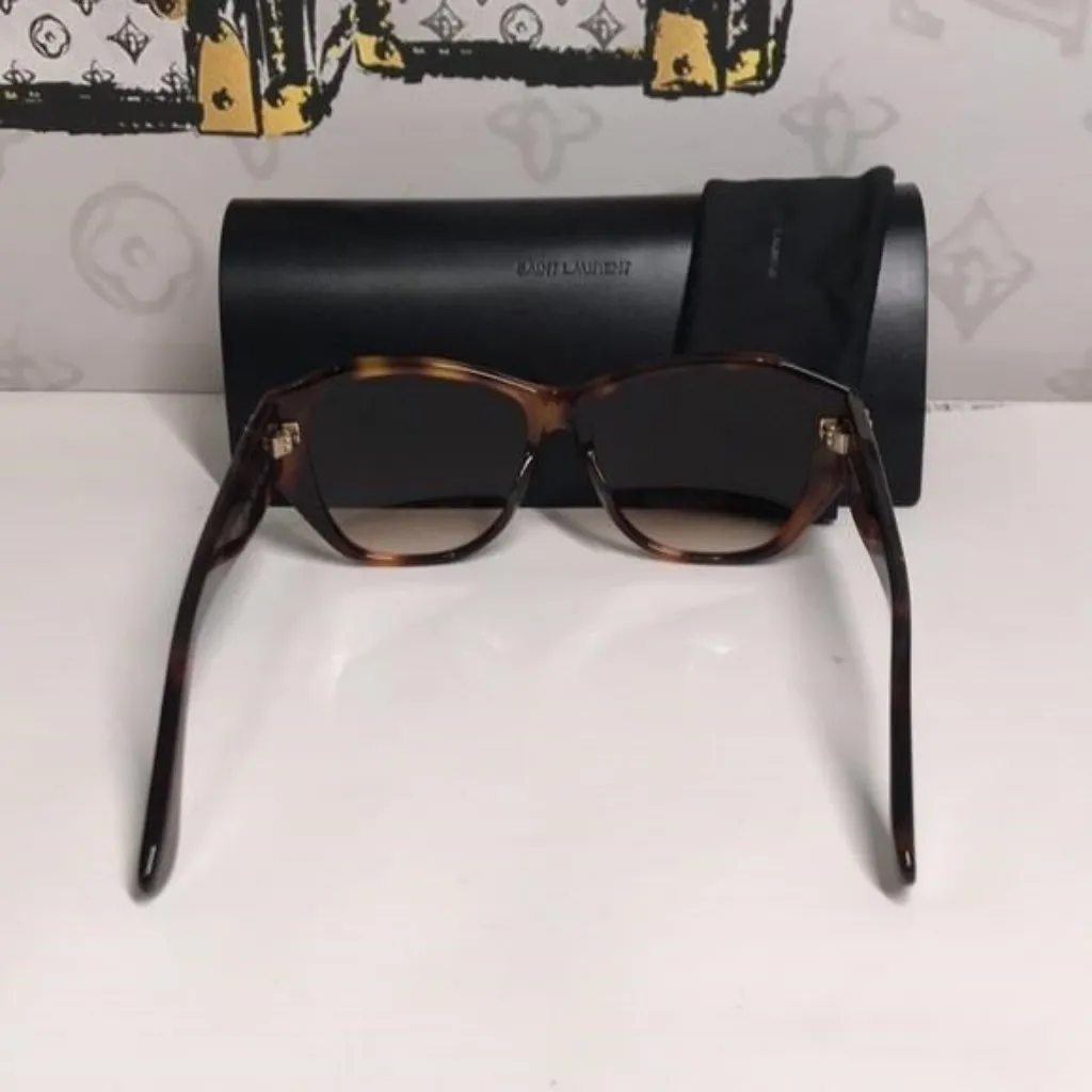 New Authentic Saint Laurent Havana SLM8 003 Sunglasses - Image 11