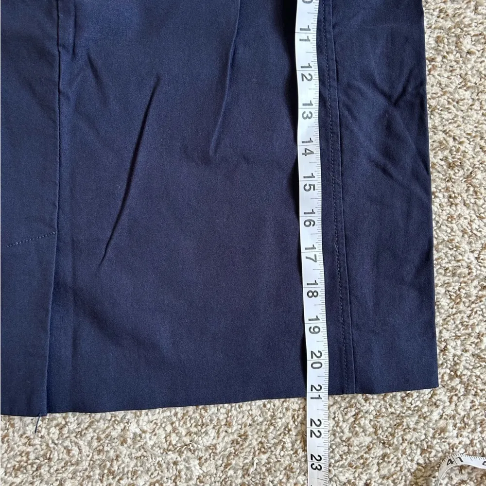 🦋 Nic+Zoe Blue Mini Skirt A Line Size 10 Stretch - Image 6